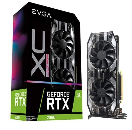 EVGA GeForce RTX 2080 XC Ultra Gaming 8GB GDDR6 RBG LED Graphics Card