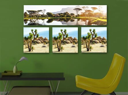 4 Panel Display Wall Display Canvas Print
