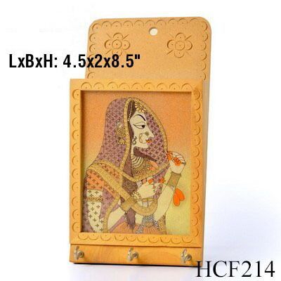 HCF 214 Rajasthani Girl Keychain Hooklet
