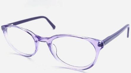 U01 Crystal Purple Optical Frame