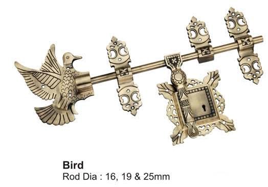 Bird Brass Manichitram Aldrop With Lock