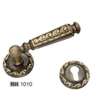 RH-1010 Brass Rose Door Handle