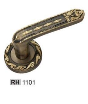 RH-1101 Brass Rose Door Handle