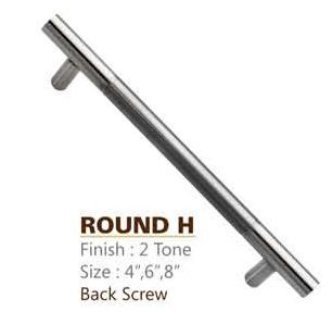 Round H Stainless Steel Cabinet Rod Handle