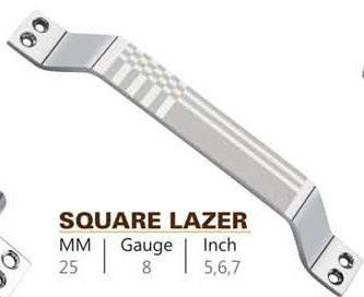 Square Lazer Stainless Steel Window Handle