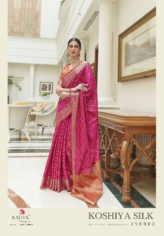 250002 Rajtex Kanjivaram Silk Saree