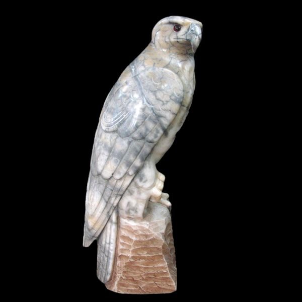 Marble Owl Statue