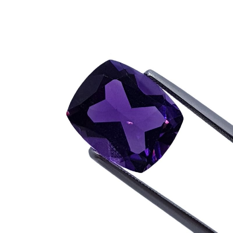 Amethyst Cushion Shape Stone