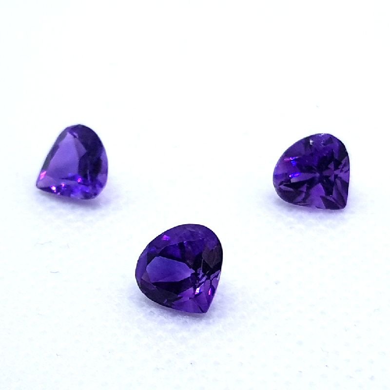 Amethyst Heart Shape Stone