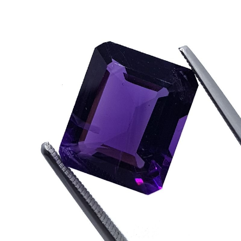 Amethyst Octagon Shape Stone