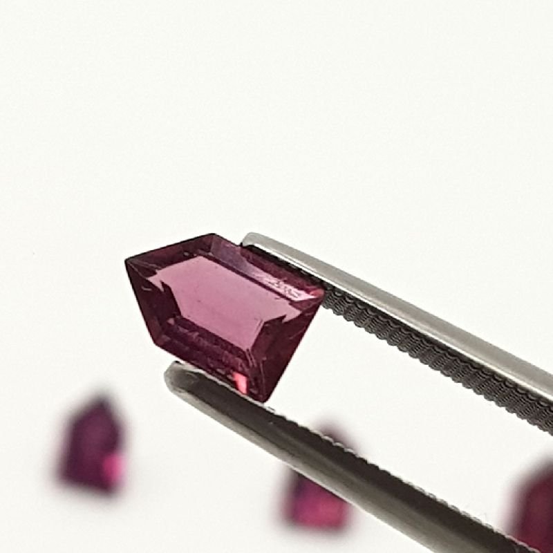 Rhodolite House Shape Stone