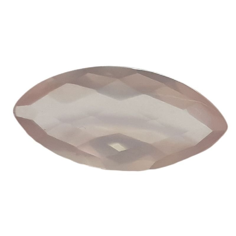 Rose Quartz Marquise Bufftop Shape Stone