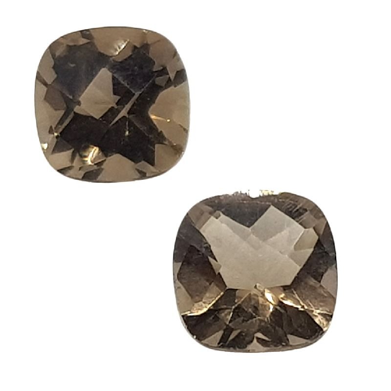 Smoky Quartz Rose Cut Marquise Shape Stone