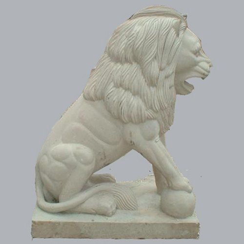 Marble Lion Statue