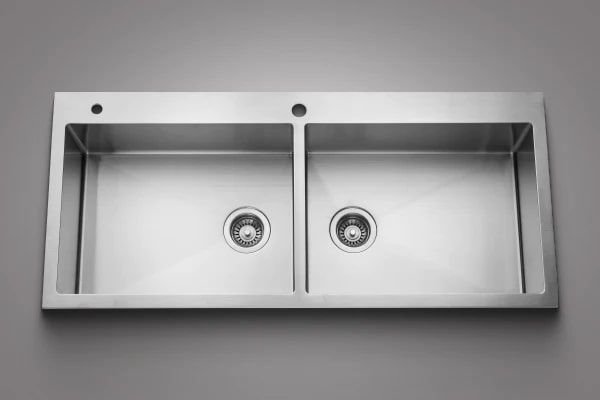 Handmade Double Bowl Sink 02