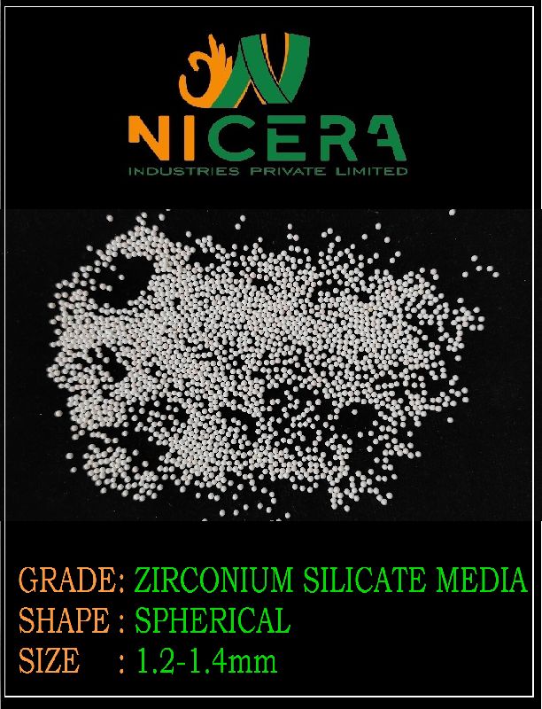 1.2-1.4mm Zirconium Silicate Media