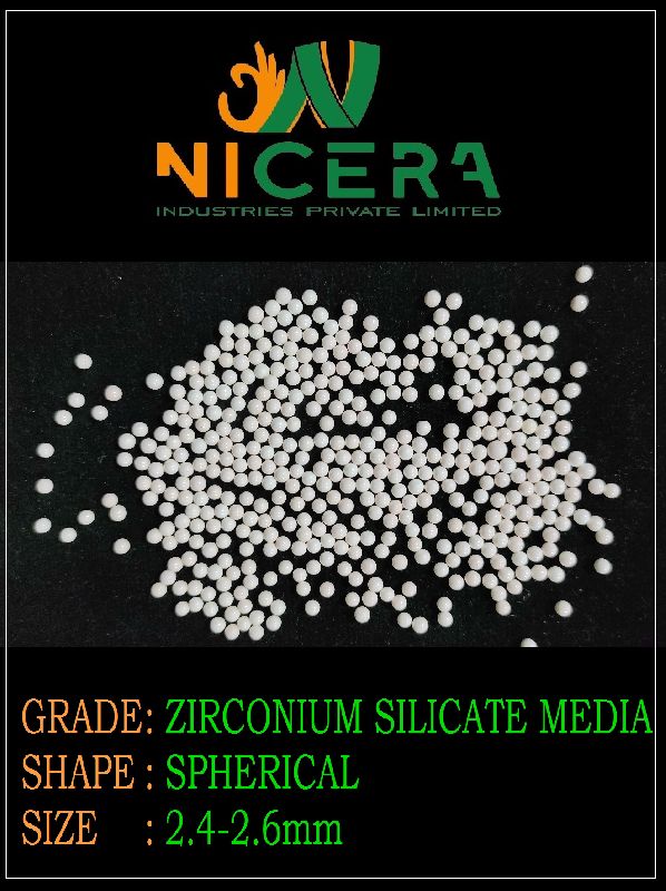 2.4-2.6mm Zirconium Silicate Media