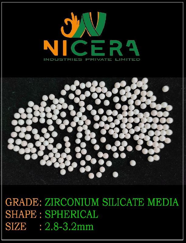 2.8-3.2mm Zirconium Silicate Media