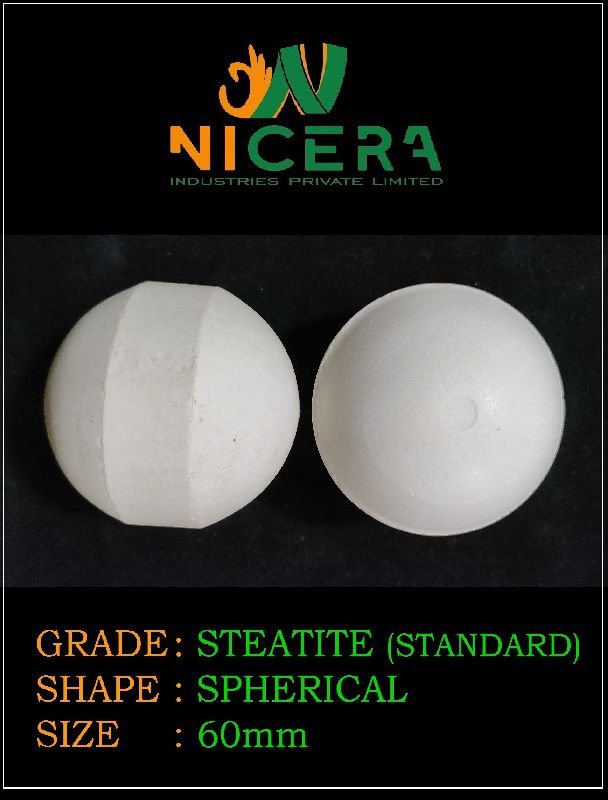 60mm Standard Steatite Grinding Media