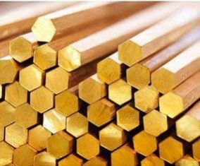 Brass Hex Bar