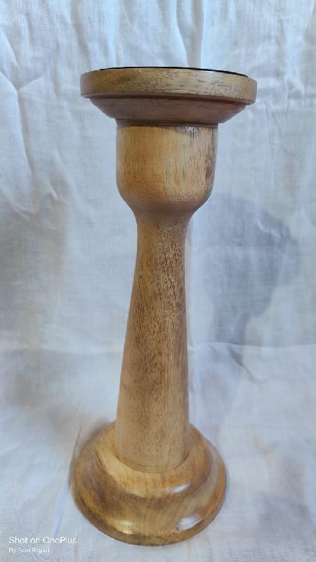 Carved Wooden Candle Holders 09