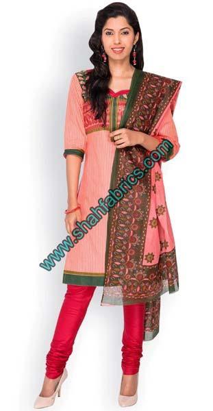 Cotton Unstitched Suits (R 2220)