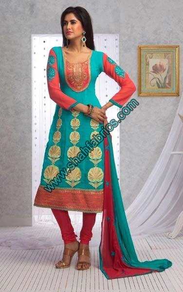 Georgette Unstitched Suits (E 1215)