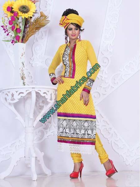 Georgette Unstitched Suits (E 1288)