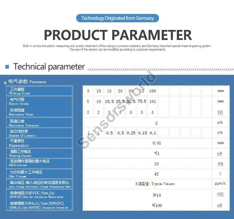 Technical parameter