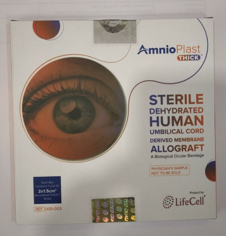 Dehydrated Human Umblical cord membrane Amnioplast thick