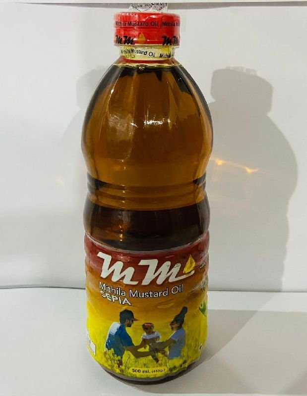 Sepia Black Mustard Oil Bottle