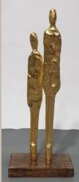 Aluminum & Wood Showpiece 01