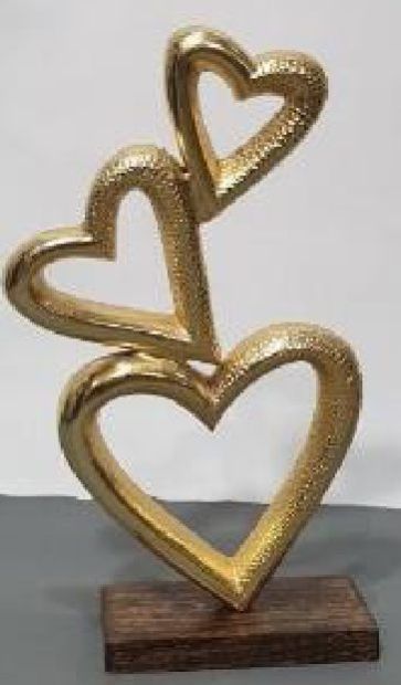 Aluminum & Wood Showpiece 02