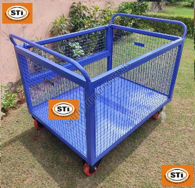Cage Trolley For Ecommerce Warehouse