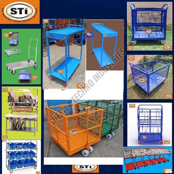 Picking Trolley, Cage Trolley, Jumbo Trolley, Trolley, Material Handling Trolley