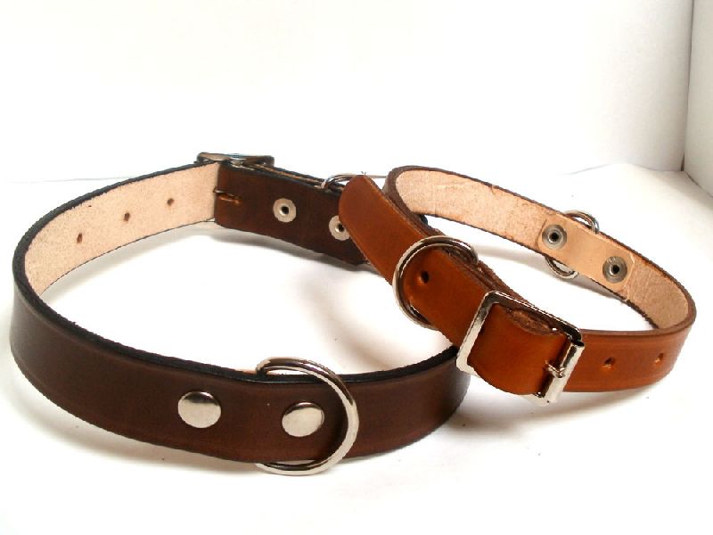 BRU-101 Leather Dog Collar
