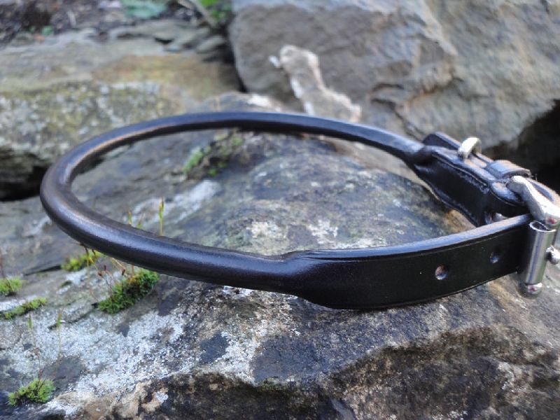 BRU-109B Leather Dog Collar