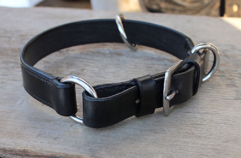 BRU-120 Leather Dog Collar