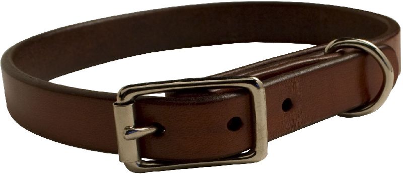 BRU-121 Leather Dog Collar
