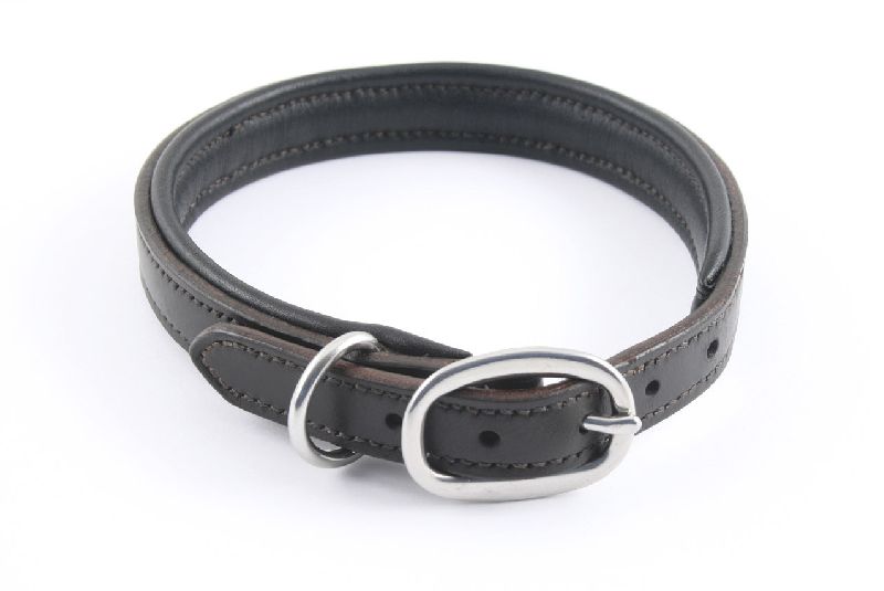 BRU-134 Leather Dog Collar