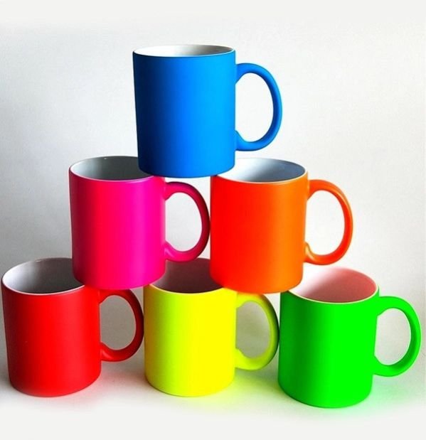 Neon Sublimation Mugs