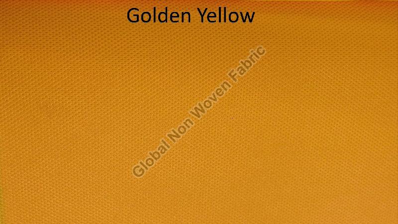 Plain Golden Yellow Non Woven Fabric