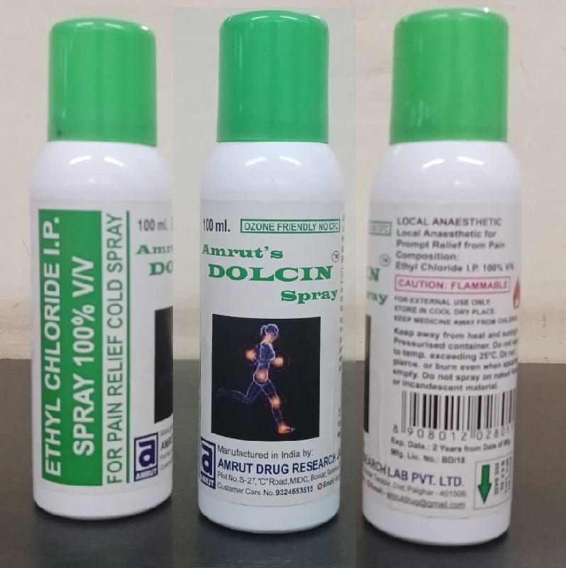 DOLCIN SPRAY (ETHYL CHLORIDE SPRAY 100ML)