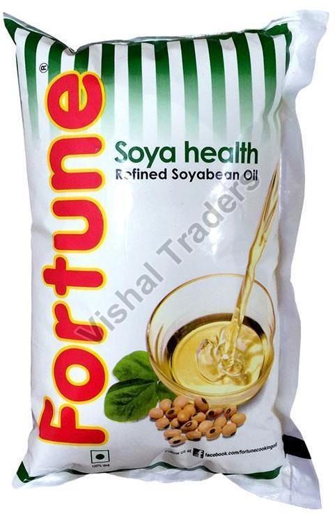 1 Ltr. Fortune Refined Soyabean Oil Pouch