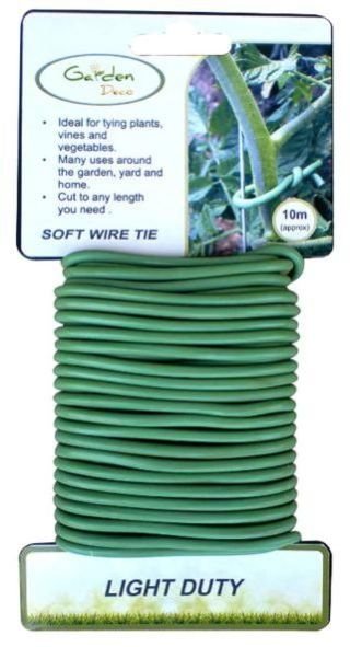 10 Mtr Soft Wire Tie For Delicate Vines And Crops Twist Tie Wire For Plants
