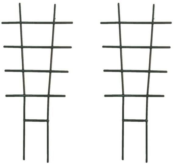 24x44 cm Plant Supporters/ Trellis Plant Supporters For Climbing Vines And Plants (Dark Green)