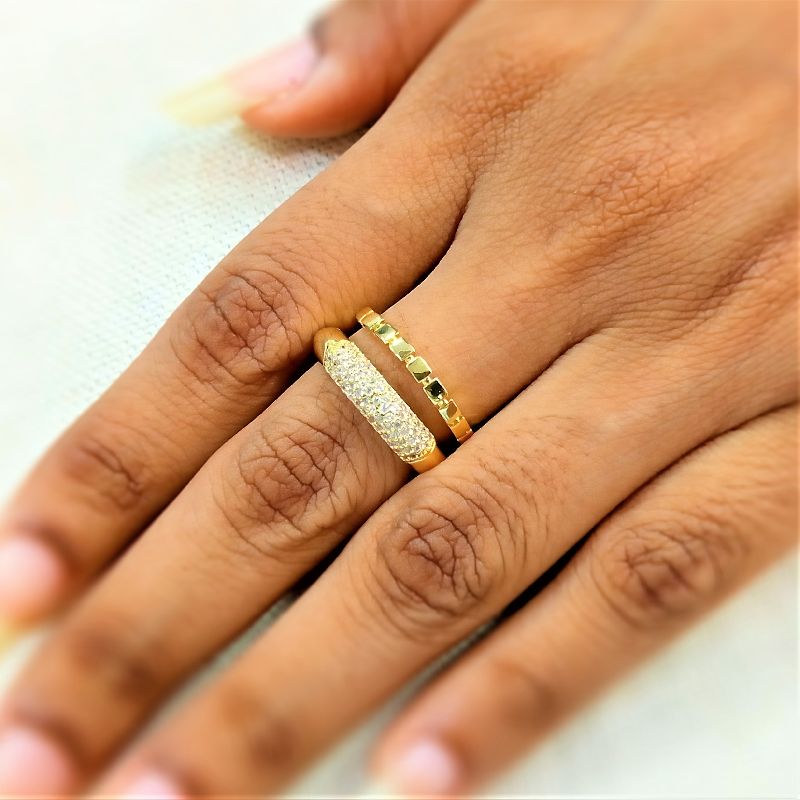 W001000005 Designer Cubic Zirconia Ring