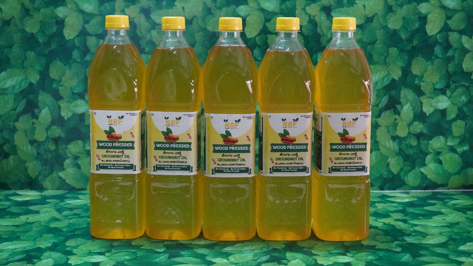 Wood Pressed Groundnut Oil