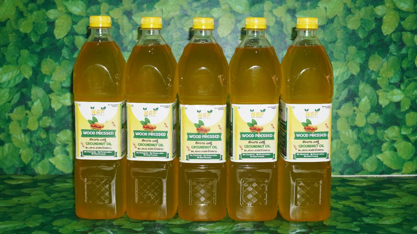 Wood Pressed Groundnut Oil
