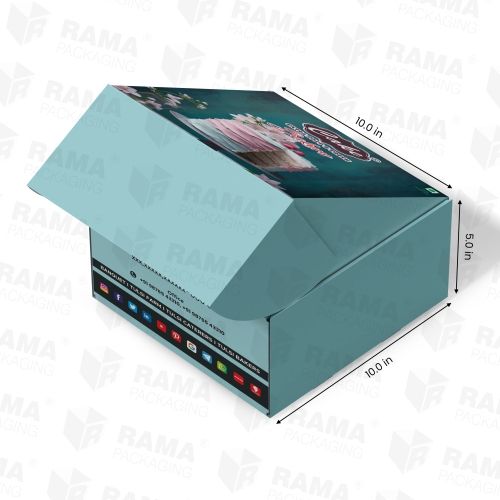 10x10x5 Cake Box Multicolor Print